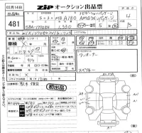 Mercedes-Benz A CLASS лот № 481 оценка 4  с аукциона в Японии 5