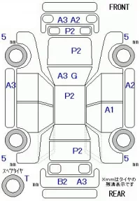 Honda ODYSSEY лот № 19100 оценка 3  с аукциона в Японии 5