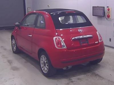 Fiat 500C  с аукциона в Японии