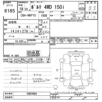 Toyota PORTE лот № 8185 оценка 3.5  с аукциона в Японии 10