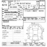 Toyota Prius лот № 8219 оценка R  с аукциона в Японии 9