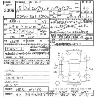 Nissan ELGRAND лот № 3009 оценка 3.5  с аукциона в Японии 10