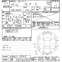 Nissan MOCO лот № 3024 оценка 3.5  с аукциона в Японии 10