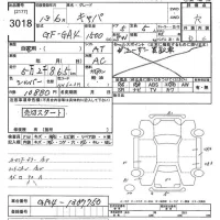 Honda CAPA лот № 3018 оценка R  с аукциона в Японии 10