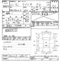 Suzuki WAGON R лот № 3001 оценка 3.5  с аукциона в Японии 10