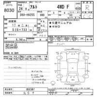 Suzuki ALTO лот № 8030 оценка R  с аукциона в Японии 2