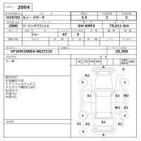 Renault MEGANE лот № 2004 оценка 3.5  с аукциона в Японии 6