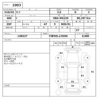 Nissan MOCO лот № 1003 оценка 3  с аукциона в Японии 6