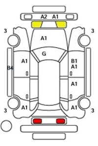 Audi A3 лот № 36022 оценка 3.5  с аукциона в Японии 11