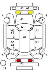 Volkswagen GOLF лот № 36025 оценка 4  с аукциона в Японии 11