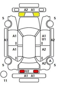 Lexus HS лот № 34523 оценка 3.5  с аукциона в Японии 11