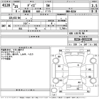 Nissan DAYZ лот № 4128 оценка 3.5  с аукциона в Японии 2