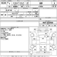 Mitsubishi MINICAB TRUCK лот № 4134 оценка 3  с аукциона в Японии 2