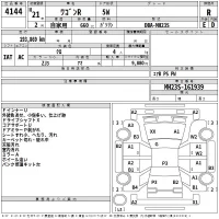 Suzuki WAGON R лот № 4144 оценка R  с аукциона в Японии 2