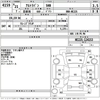 Suzuki ALTO LAPIN  с аукциона в Японии
