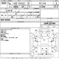 Daihatsu HIJET TRUCK лот № 3019 оценка 3  с аукциона в Японии 2