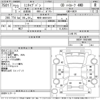 Mitsubishi MINICAB VAN лот № 75017 оценка R  с аукциона в Японии 11