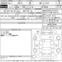 Mazda CX-3 лот № 30025 оценка 4  с аукциона в Японии 11
