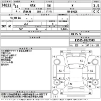 Daihatsu MAX лот № 74032 оценка 3.5  с аукциона в Японии 2