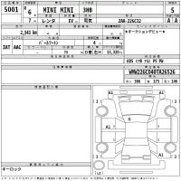 BMW MINI лот № 5001 оценка 5  с аукциона в Японии 2