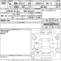 BMW 4-Series лот № 5007 оценка 4.5  с аукциона в Японии 2