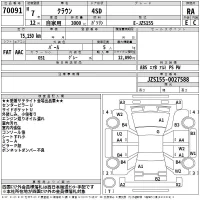 Toyota CROWN лот № 70091 оценка RA  с аукциона в Японии 2