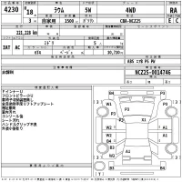 Toyota RAUM лот № 4230 оценка RA  с аукциона в Японии 2
