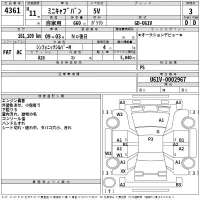 Mitsubishi MINICAB VAN лот № 4361 оценка 3  с аукциона в Японии 2