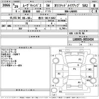 Daihatsu MOVE CANBUS лот № 3066 оценка R  с аукциона в Японии 2