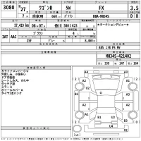 Suzuki WAGON R лот № 3080 оценка 3.5  с аукциона в Японии 2