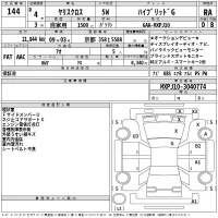 Toyota YARIS CROSS лот № 144 оценка RA  с аукциона в Японии 2