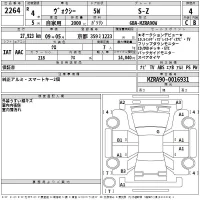 Toyota VOXY лот № 2264 оценка 4  с аукциона в Японии 2