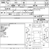 Honda LIFE лот № 7045 оценка 3.5  с аукциона в Японии 2