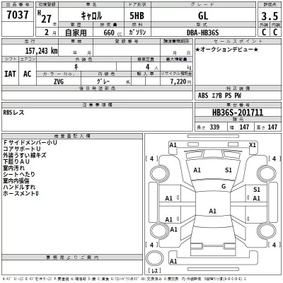 Mazda CAROL  с аукциона в Японии