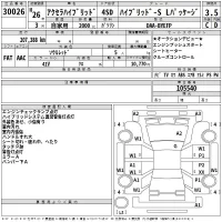 Mazda AXELA лот № 30026 оценка 3.5  с аукциона в Японии 2