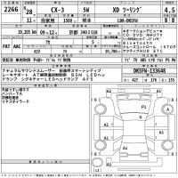 Mazda CX-3 лот № 2266 оценка 4.5  с аукциона в Японии 2