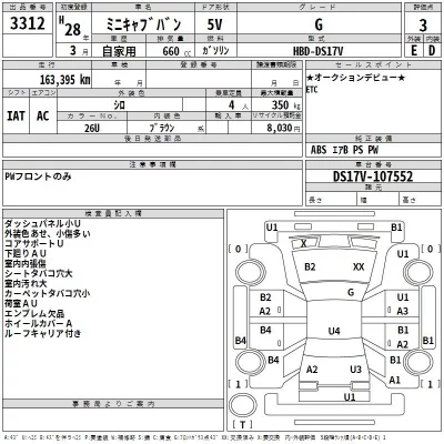 Mitsubishi MINICAB VAN  с аукциона в Японии