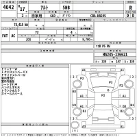 Suzuki ALTO лот № 4042 оценка R  с аукциона в Японии 2