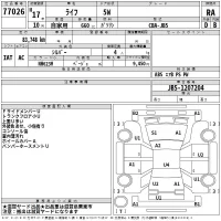 Honda LIFE лот № 77026 оценка RA  с аукциона в Японии 2
