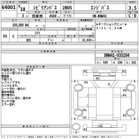 Nissan CIVILIAN лот № 64001 оценка 3.5  с аукциона в Японии 2