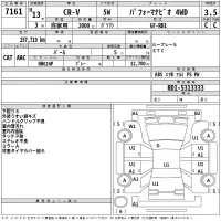 Honda CR-V лот № 7161 оценка 3.5  с аукциона в Японии 2