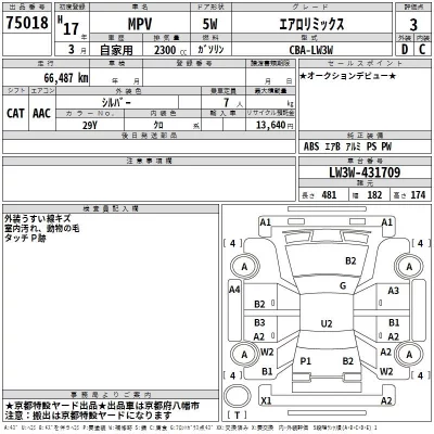Mazda MPV  с аукциона в Японии