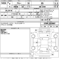 Daihatsu ATRAI VAN лот № 5426 оценка 3.5  с аукциона в Японии 2