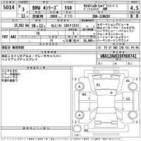 BMW 4-Series лот № 5014 оценка 4.5  с аукциона в Японии 2