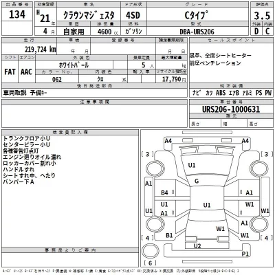 Toyota CROWN  с аукциона в Японии