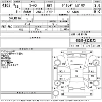 Toyota MARK II лот № 4105 оценка 3.5  с аукциона в Японии 2