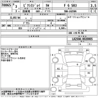 Toyota PIXIS JOY лот № 70065 оценка 3.5  с аукциона в Японии 2