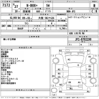 Honda N BOX PLUS лот № 7172 оценка R  с аукциона в Японии 2