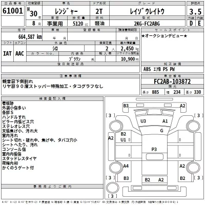 Hino RANGER  с аукциона в Японии