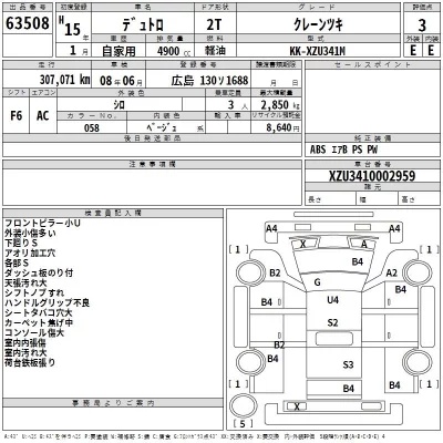 Hino DUTRO  с аукциона в Японии